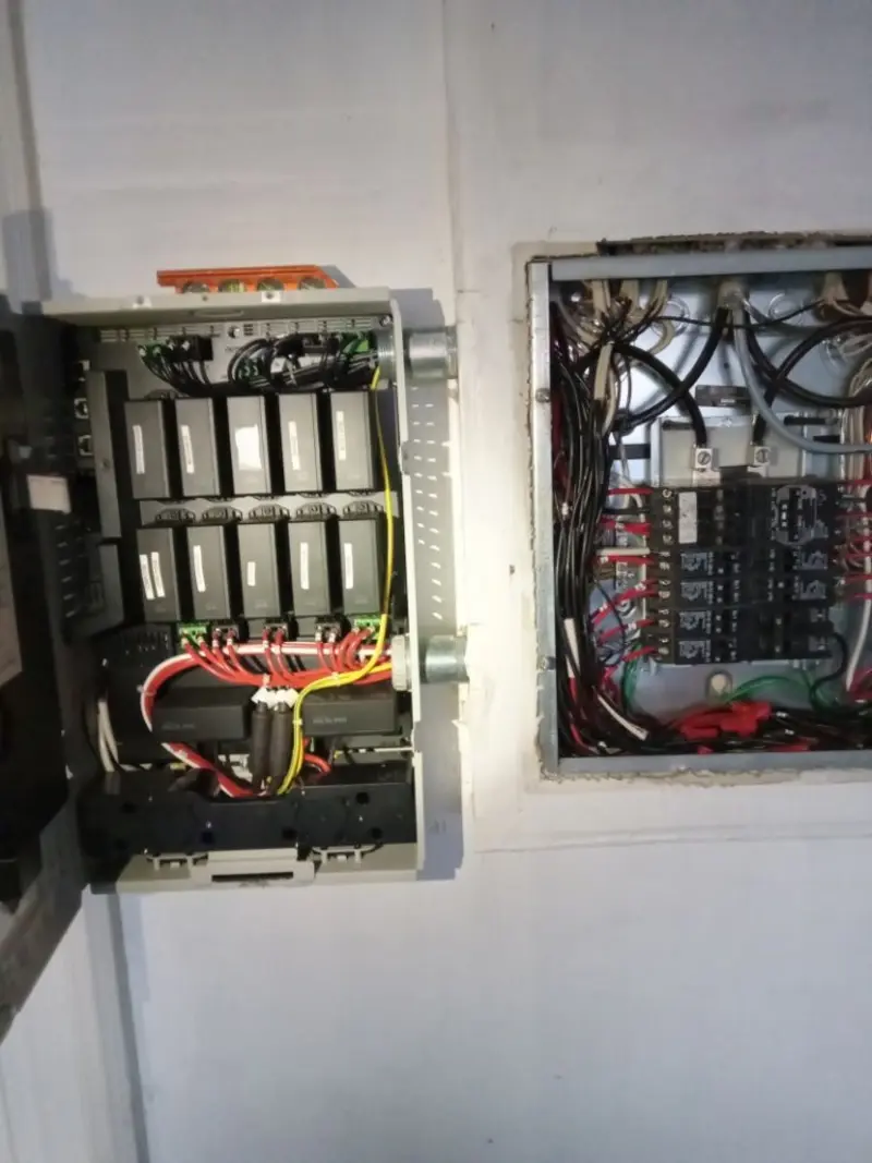 Electrical panel upgrade completed for Ring Doorbell Installation in Mulvane